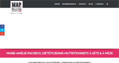 Desktop Screenshot of mapdietetique.com